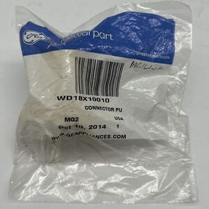 GE Dishwasher Pump Connector WD18X10010 BRAND NEW OEM